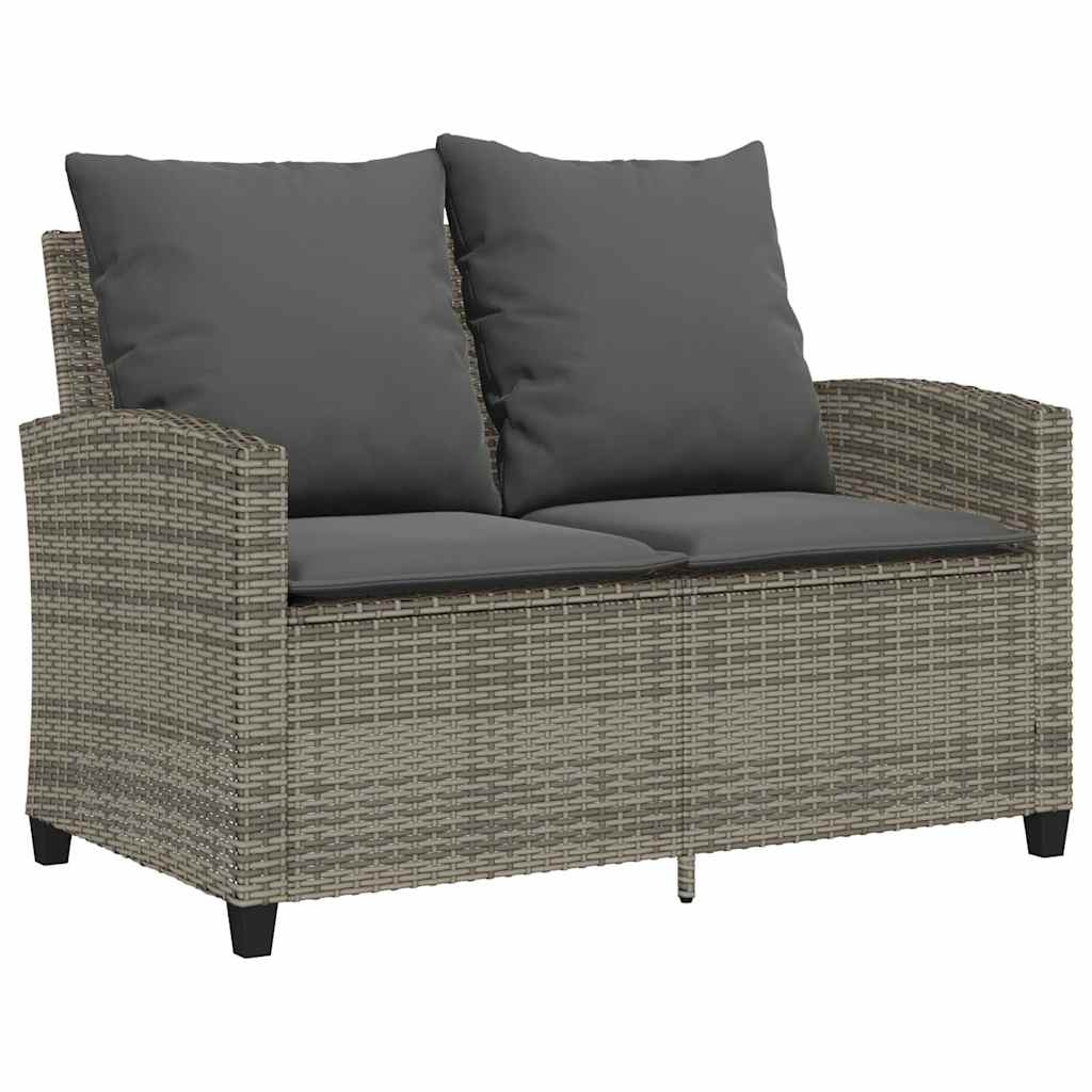 Conjunto-de-jardin-Aracar-sofa-doble---mesa-gris-
