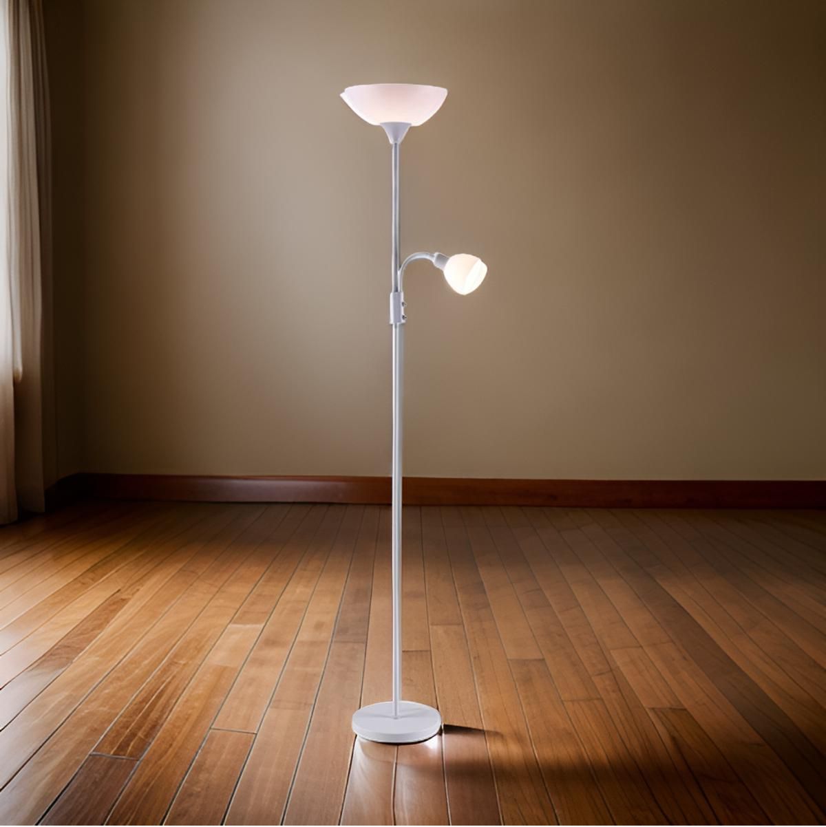 Lampara-de-pie-Torino-Bel-Air-80W---brazo-orientable-blanco-Ø25x179-cm