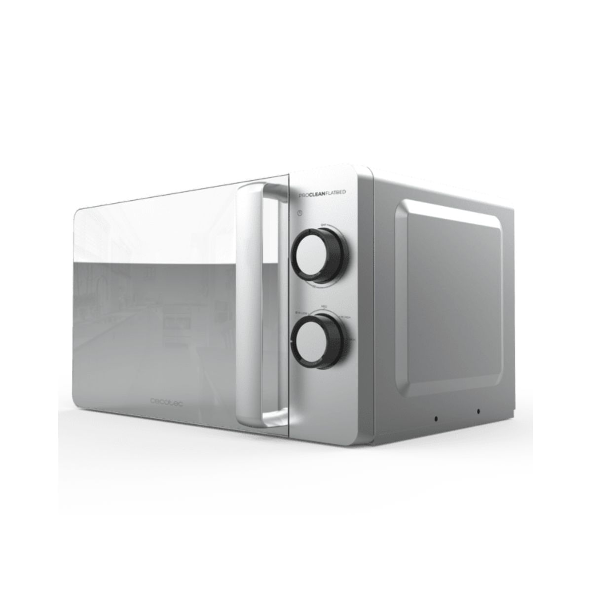 Microondas-sin-plato-Cecotec-Proclean-3060-Flatbed-Mirror-700W-20L-gris