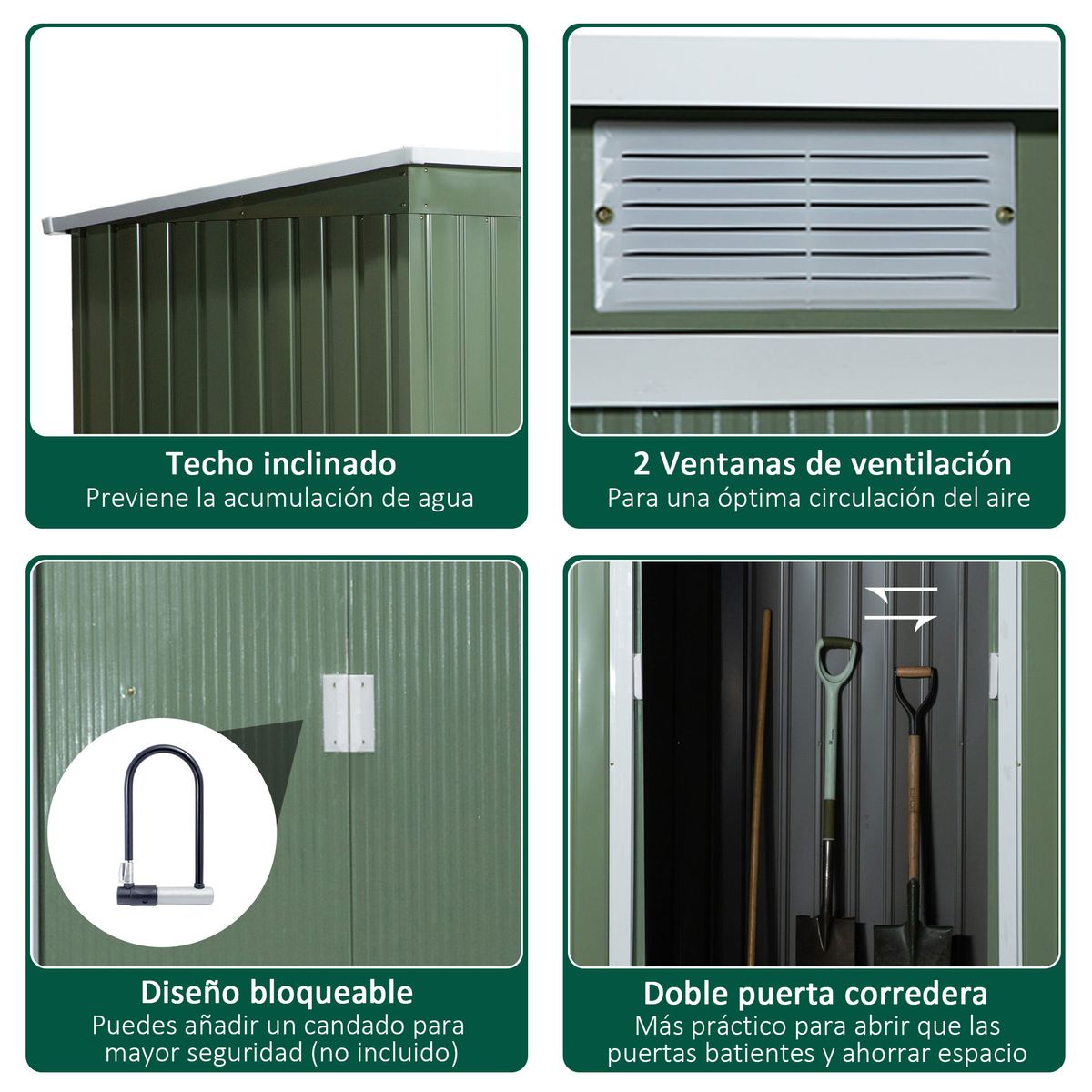 Caseta-de-jardin-Diana-Outsunny-puertas-correderas---ventilacion-verde-158-172x280x130-cm-