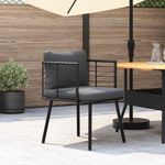 Silla-de-jardin-Karina-2-cojines---reposabrazos-negro-76x60x65-cm