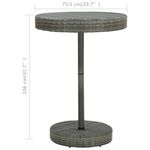 Mesa-de-jardin-Lope-diseño-redondo-ratan-gris-Ø755x106-cm