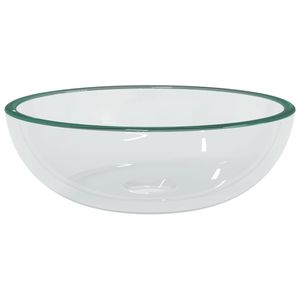 Lavabo Aquarium transparente Ø35x12 cm