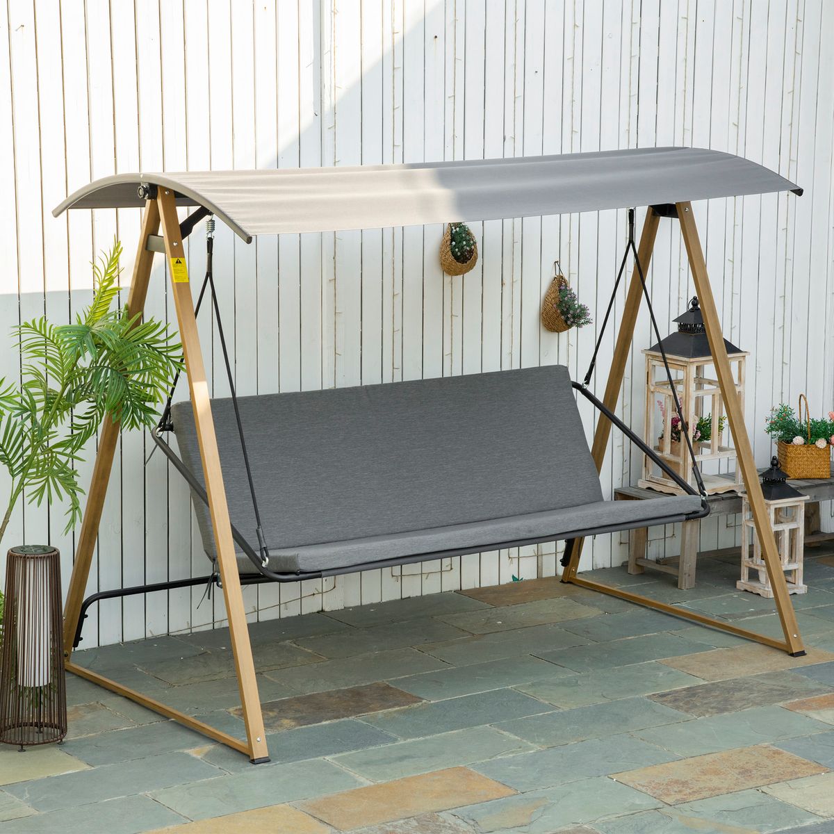 Banco-balancin-Tilos-Outsunny-3-plazas-toldo-ajustable-gris-173x224x133-cm