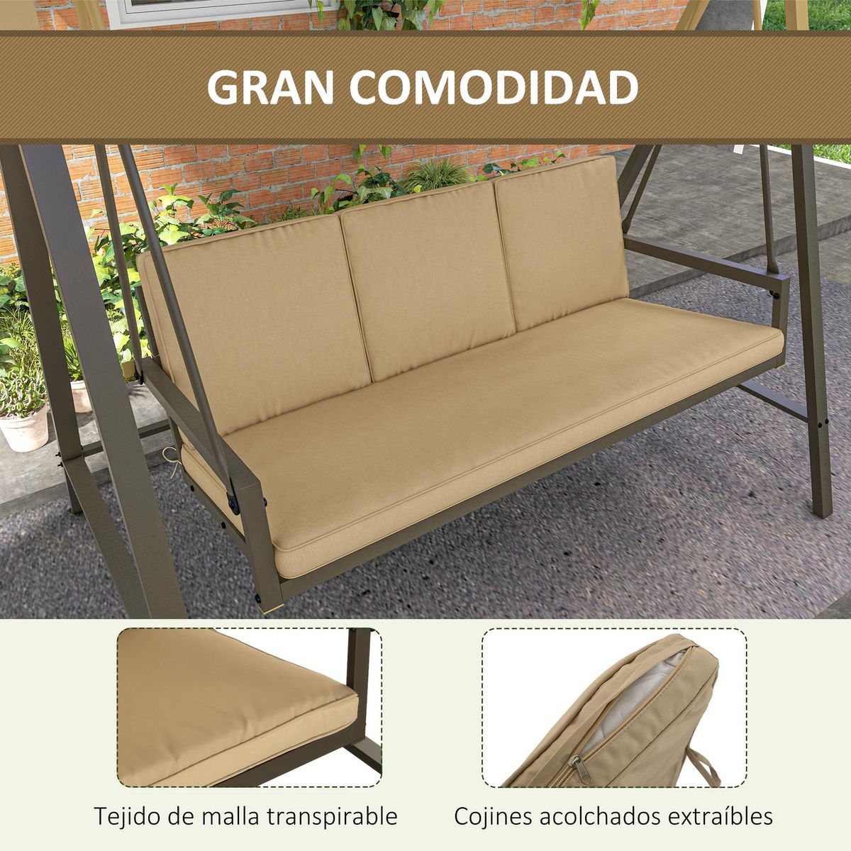 Banco-balancin-Lipsi-Outsunny-3-plazas-toldo-ajustable-crema-175x200x125-cm-