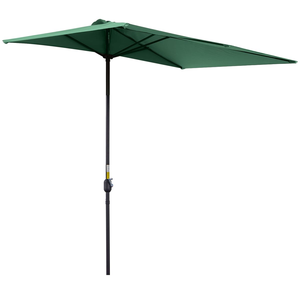 Sombrilla-de-pared-Boston-Outsunny-proteccion-UV30--verde-245x230x130-cm-
