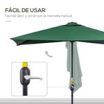 Sombrilla-de-pared-Boston-Outsunny-proteccion-UV30--verde-245x230x130-cm-