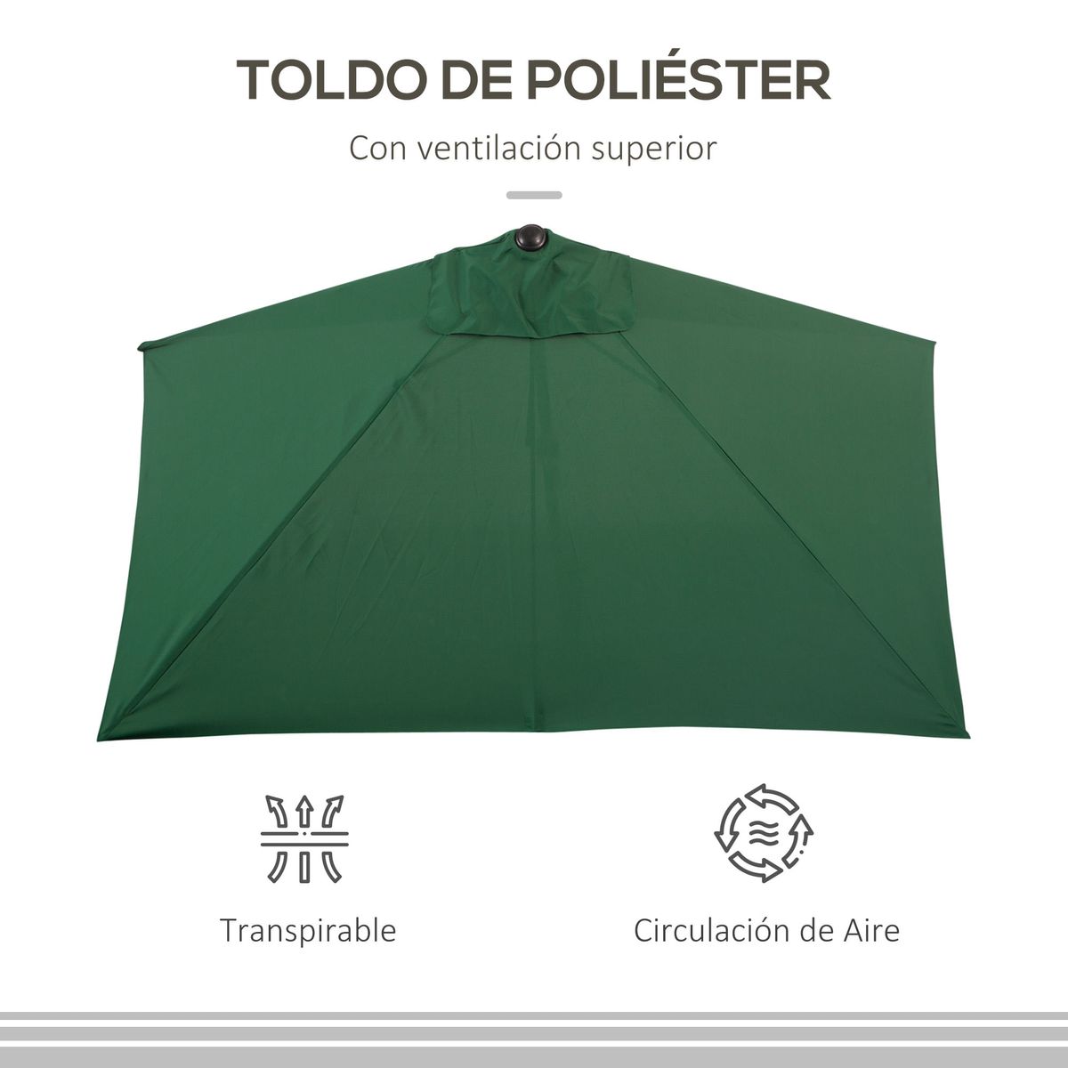 Sombrilla-de-pared-Boston-Outsunny-proteccion-UV30--verde-245x230x130-cm-