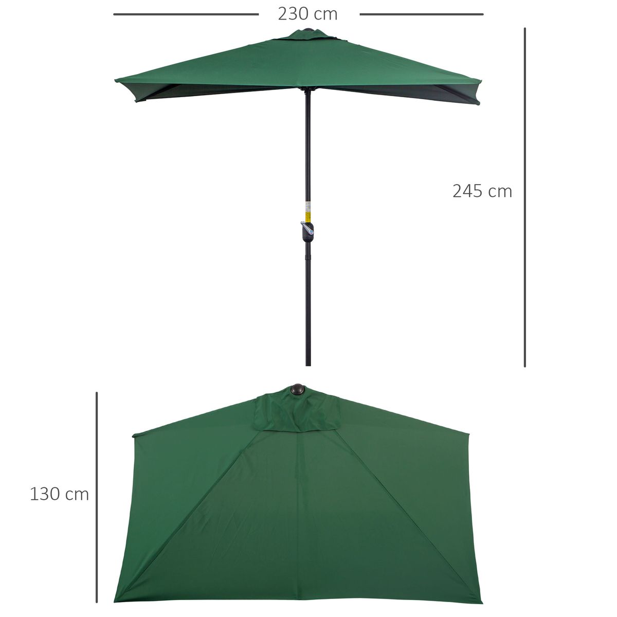 Sombrilla-de-pared-Boston-Outsunny-proteccion-UV30--verde-245x230x130-cm-