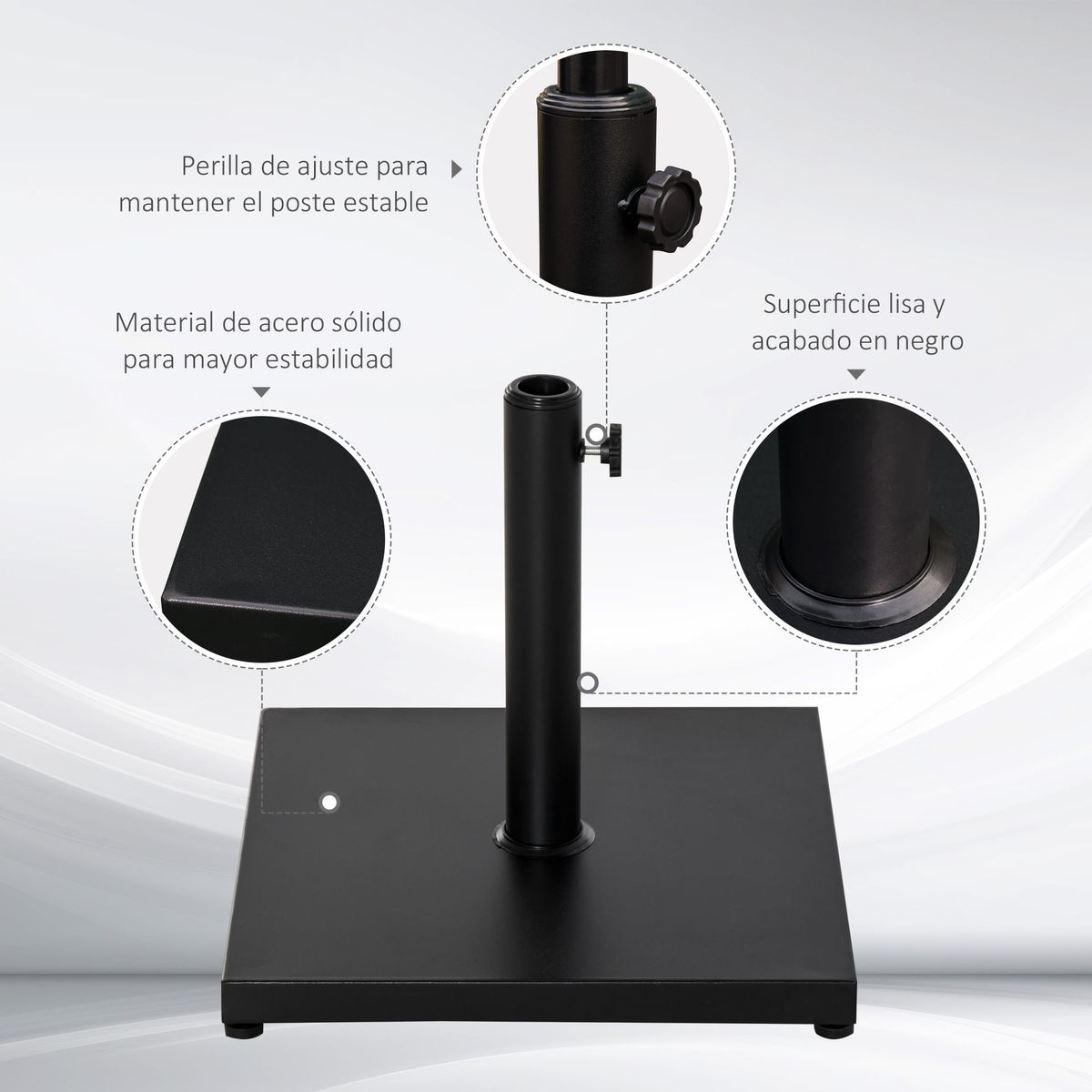 Base-para-sombrilla-Seattle-Outsunny-negro-39x45x45-cm-