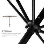 Sombrilla-Polis-Outsunny-angulo-ajustable---proteccion-UV50--crema-245x296x197-cm-