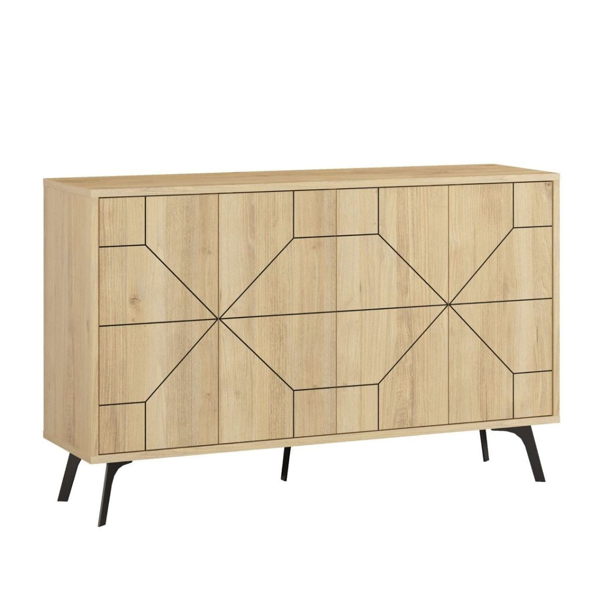 Aparador-Dune-4-puertas-roble-774x123x43-cm-