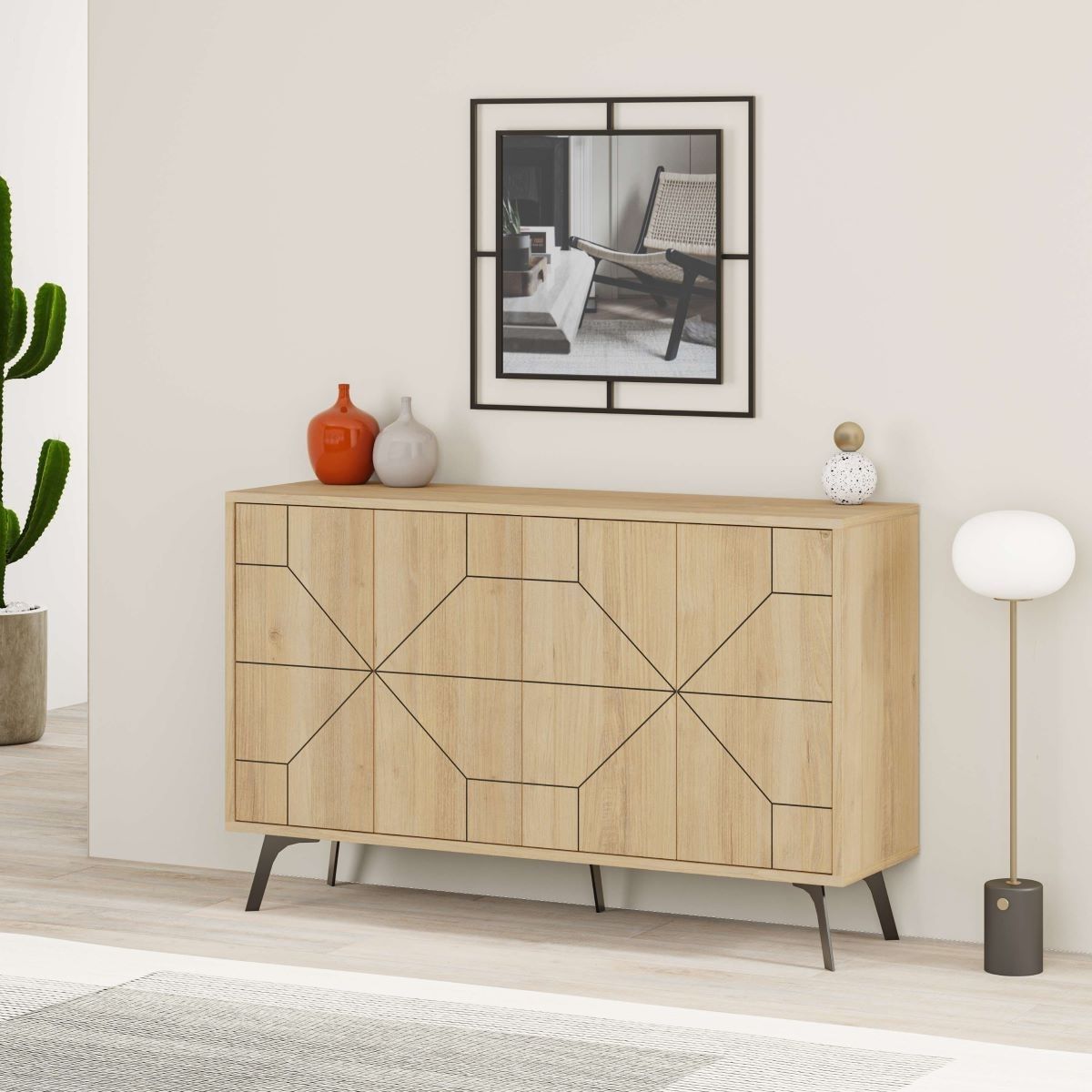 Aparador-Dune-4-puertas-roble-774x123x43-cm-