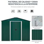 Caseta-de-jardin-Forest-Outsunny-puertas-correderas---ventilacion-verde-190x236x174-cm