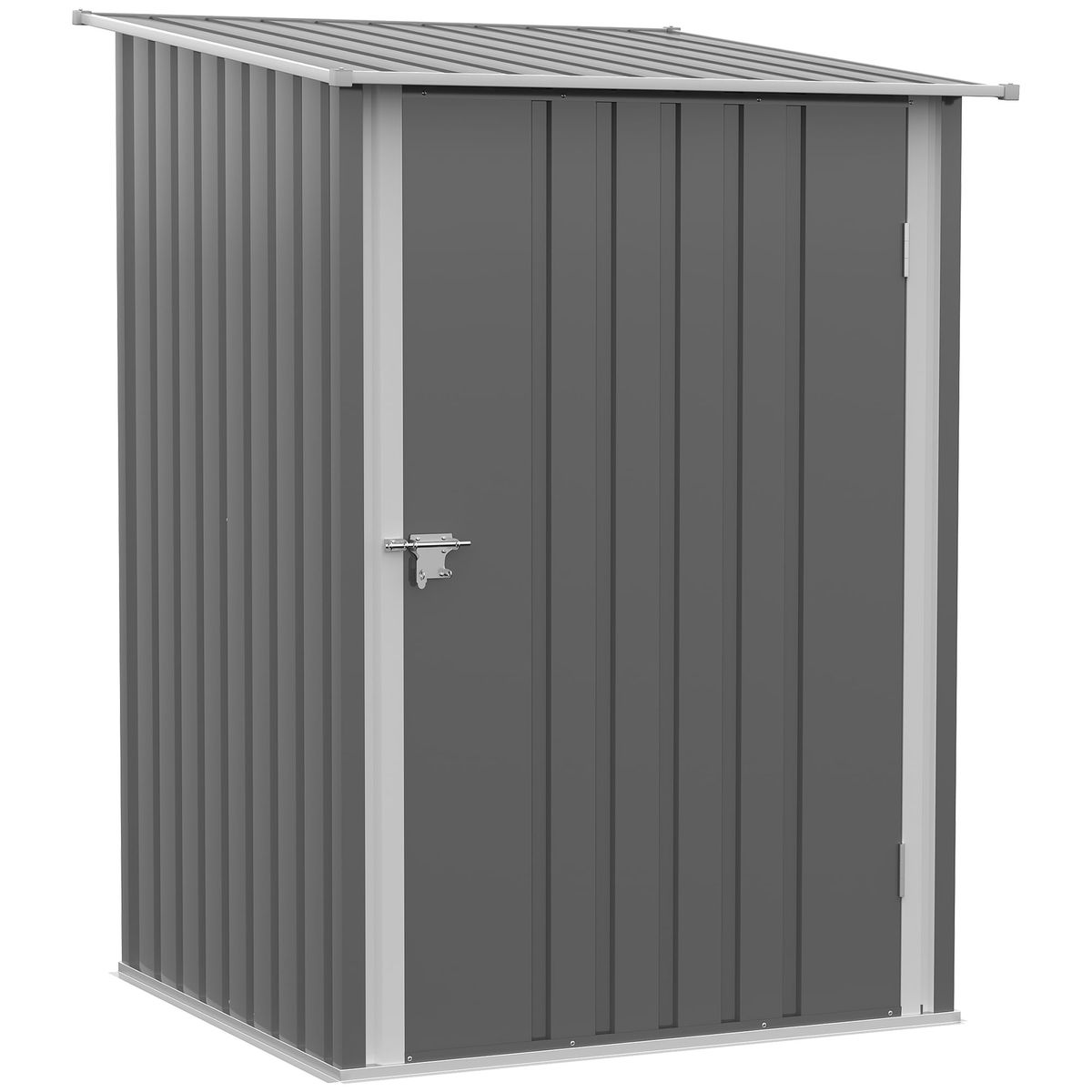 Caseta-de-jardin-Quebec-Outsunny-puertas---ventilacion---techo-inclinado-156x236x174-cm