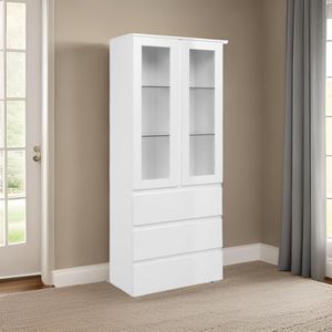Aparador Ciudad del Cabo 2 puertas blanco 191x80x40 cm
