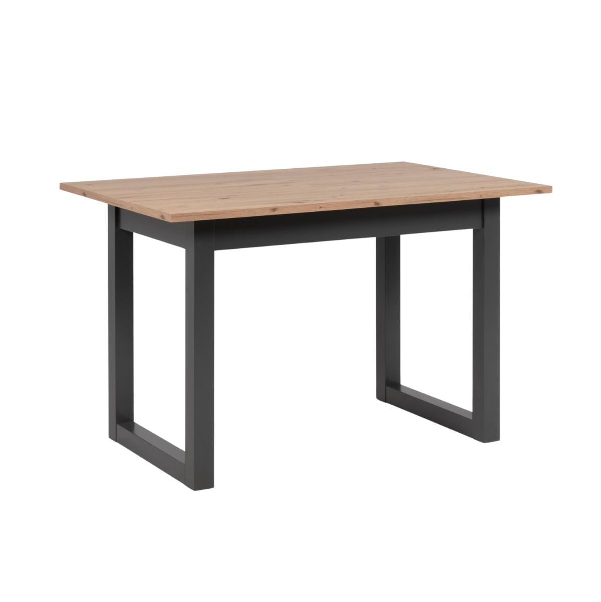 Mesa-de-comedor-Denver-extensible-natural-negro-75x120-160x80-cm-lateral
