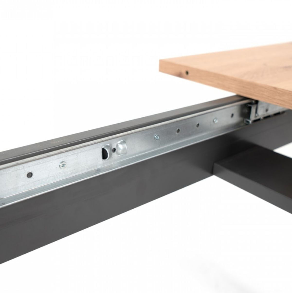 Mesa-de-comedor-Denver-extensible-natural-negro-75x120-160x80-cm-detalle