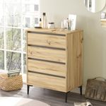 Comoda-Peca-4-cajones-natural-antracita--98x72x45-cm