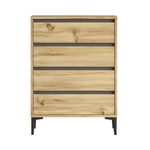Comoda-Peca-4-cajones-natural-antracita--98x72x45-cm
