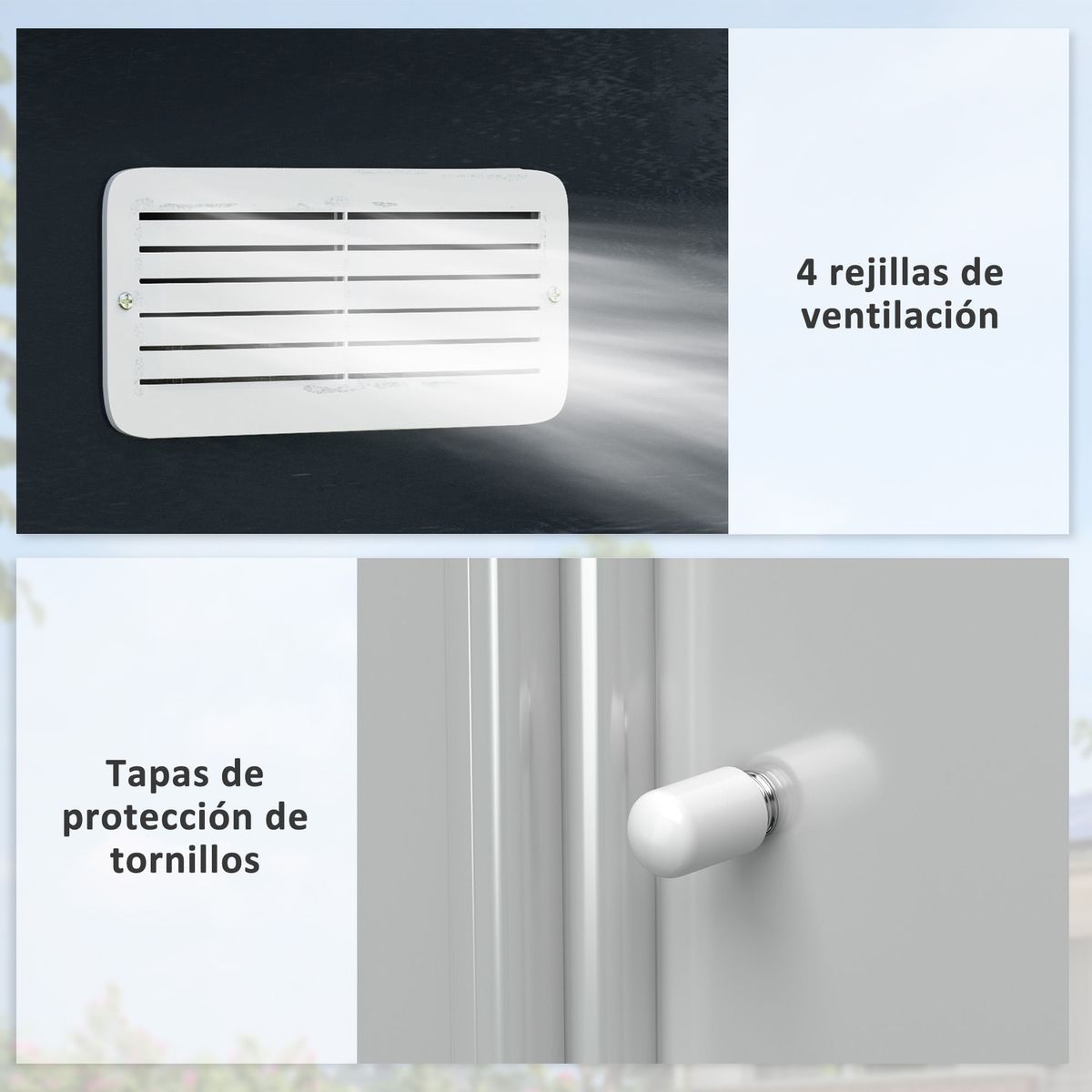 Caseta-de-jardin-Oregon-Outsunny-puertas-correderas-gris-192x277x195-cm