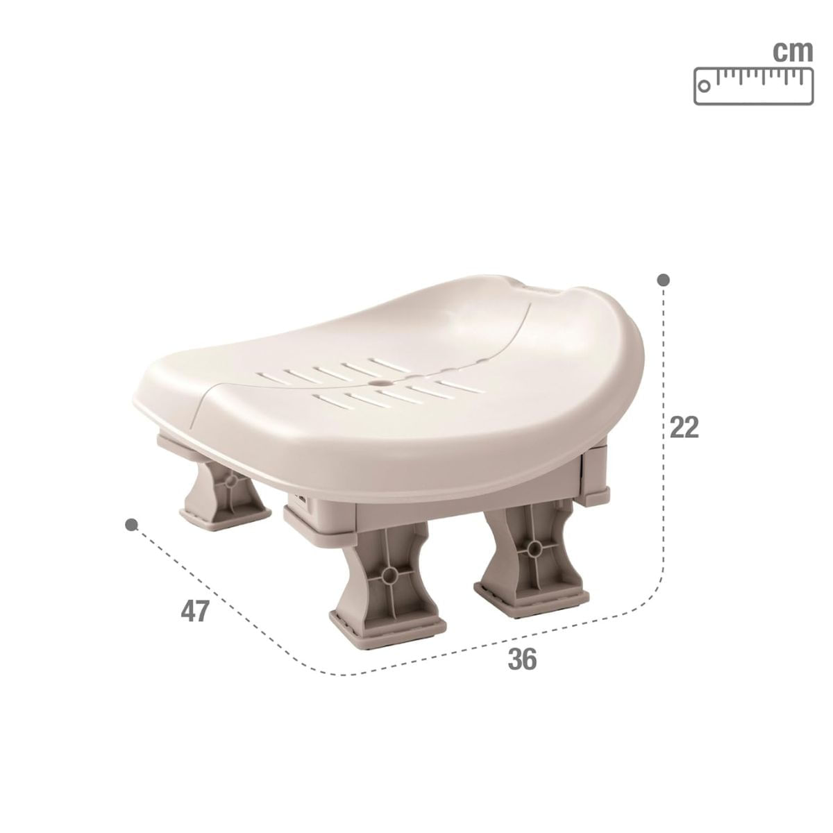 Asiento-para-spa-PureSpa-Intex-crema-22x47x36-cm