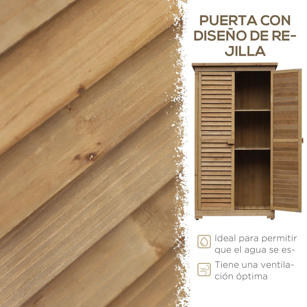 Cobertizo-de-jardin-Wood-Outsunny-2-puertas---3-estantes-interiores-natural-160x87x465-cm-