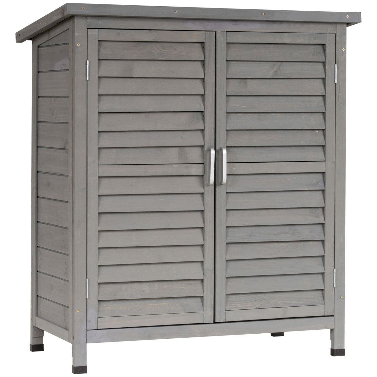 Cobertizo-de-jardin-Jack-Outsunny-2-puertas---2-estantes-interiores-gris-965x87x465-cm-