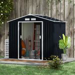 Caseta-de-jardin-Ontario-Outsunny-puertas-correderas-gris-oscuro-185x213x130-cm-
