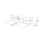 Mueble-de-TV-Mishu-3-puertas-abatibles-blanco-natural-46x180x45-cm-medidas