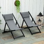 Conjunto-de-2-tumbonas-Thassos-Outsunny-plegables-5-posiciones-gris-