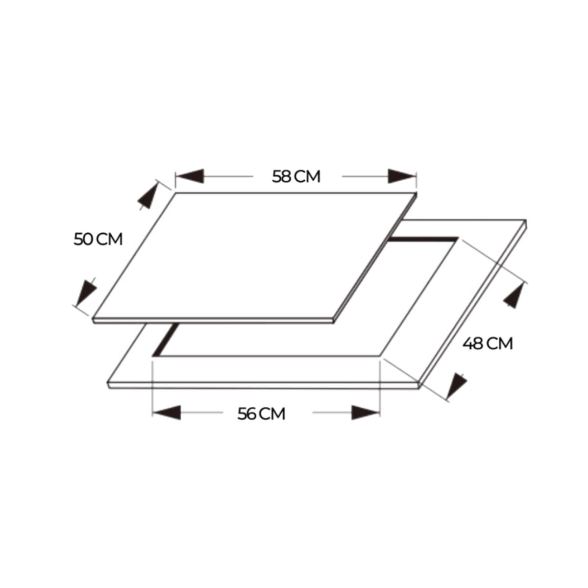 Placa-de-gas-Cecotec-Bolero-Squad-G-3200S-6260W-3-fuegos-inox-58-cm