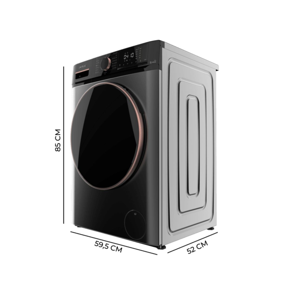 Lavadora-carga-frontal-Cecotec-Bolero-DressCode-8610-Inverter-8kg-1400-rpm-15-programas-A-negro-595-cm