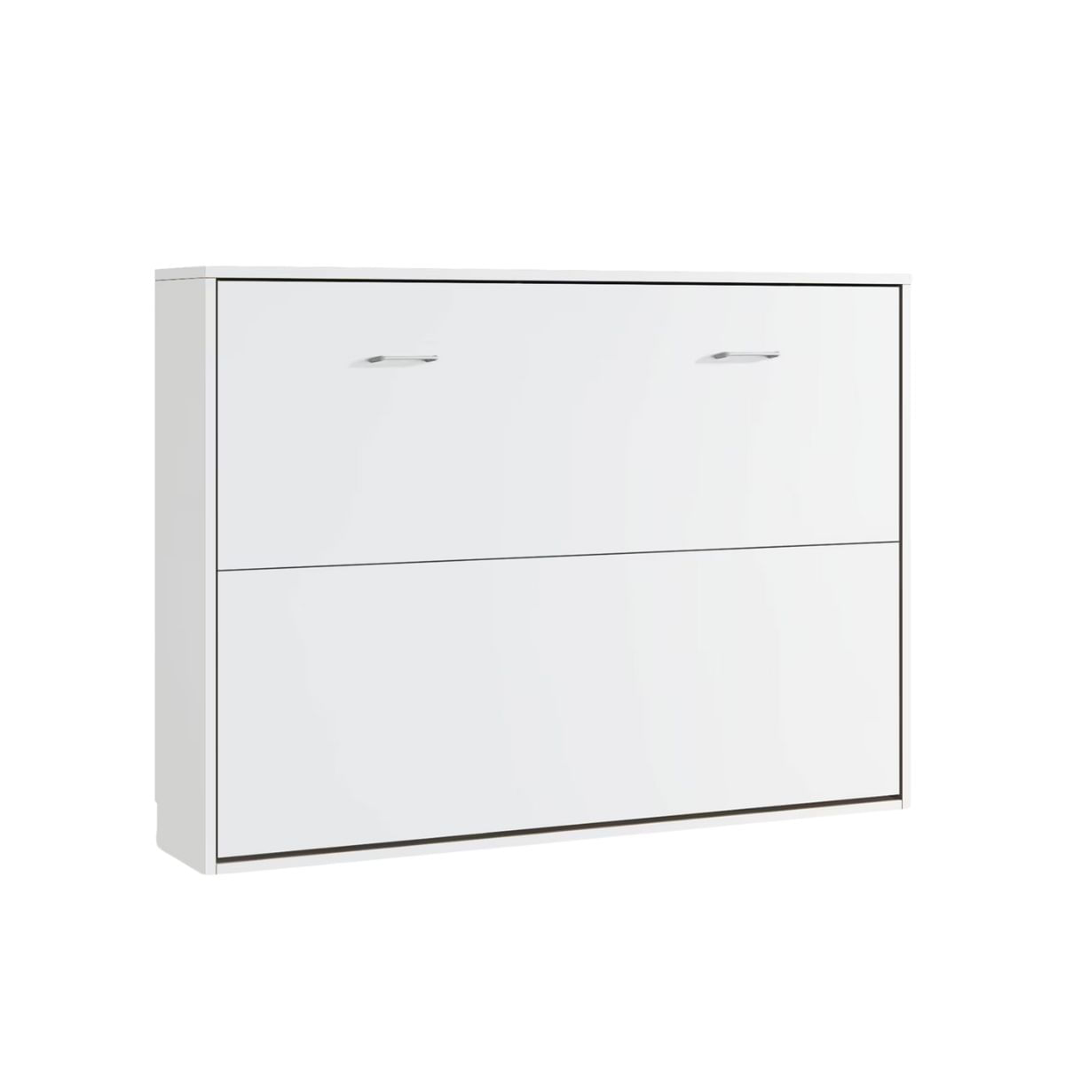Cama-doble-abatible-Limbo-somier-incluido-blanco