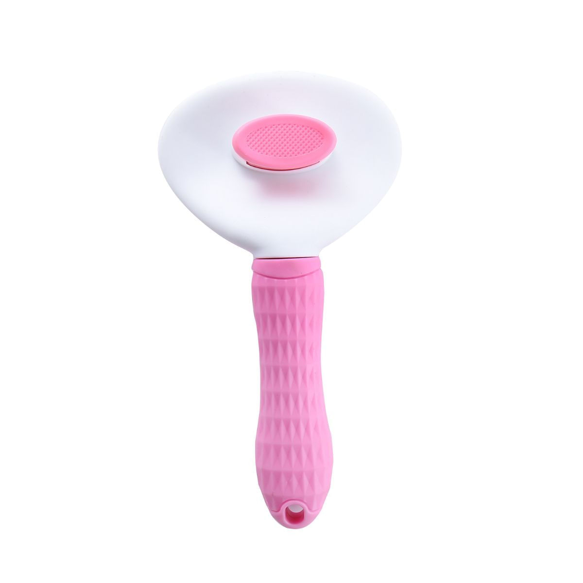 Cepillo-para-gatos-quitapelos-diseño-redondo-rosa