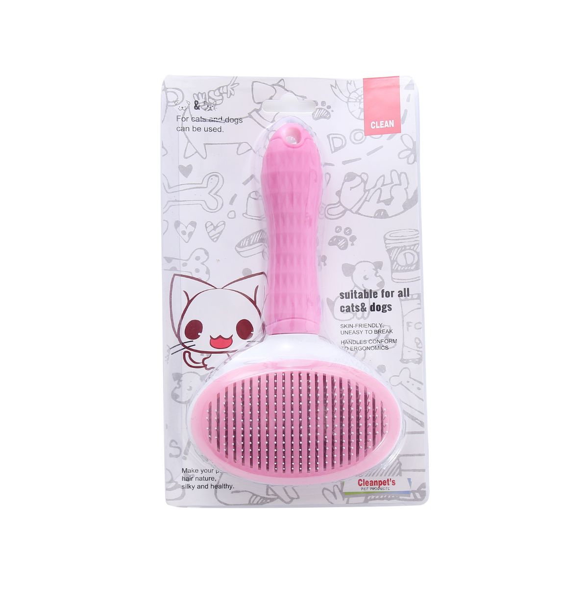 Cepillo-para-gatos-quitapelos-diseño-redondo-rosa-caja