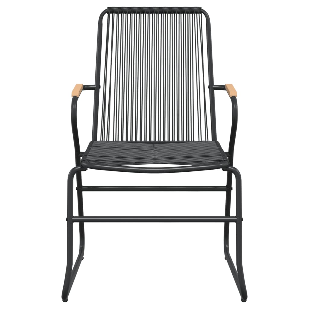Conjunto-de-jardin-Bolonia-4-sillas---mesa-de-comedor-negro