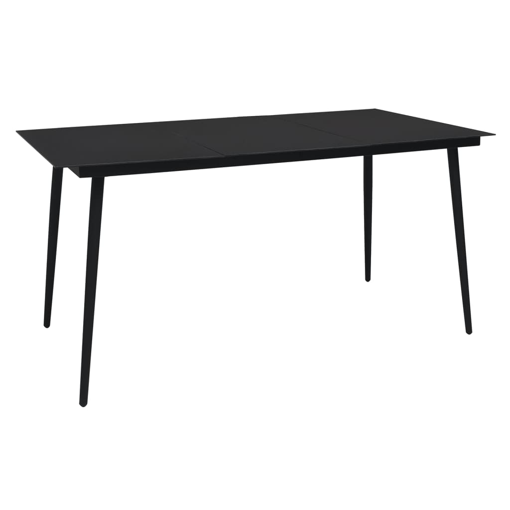 Conjunto-de-jardin-Bolonia-4-sillas---mesa-de-comedor-negro