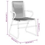 Conjunto-de-jardin-Bolonia-4-sillas---mesa-de-comedor-negro