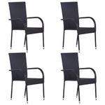 Conjunto-de-jardin-1-mesa---5-sillas-de-ratan-negro-detalle-sillas