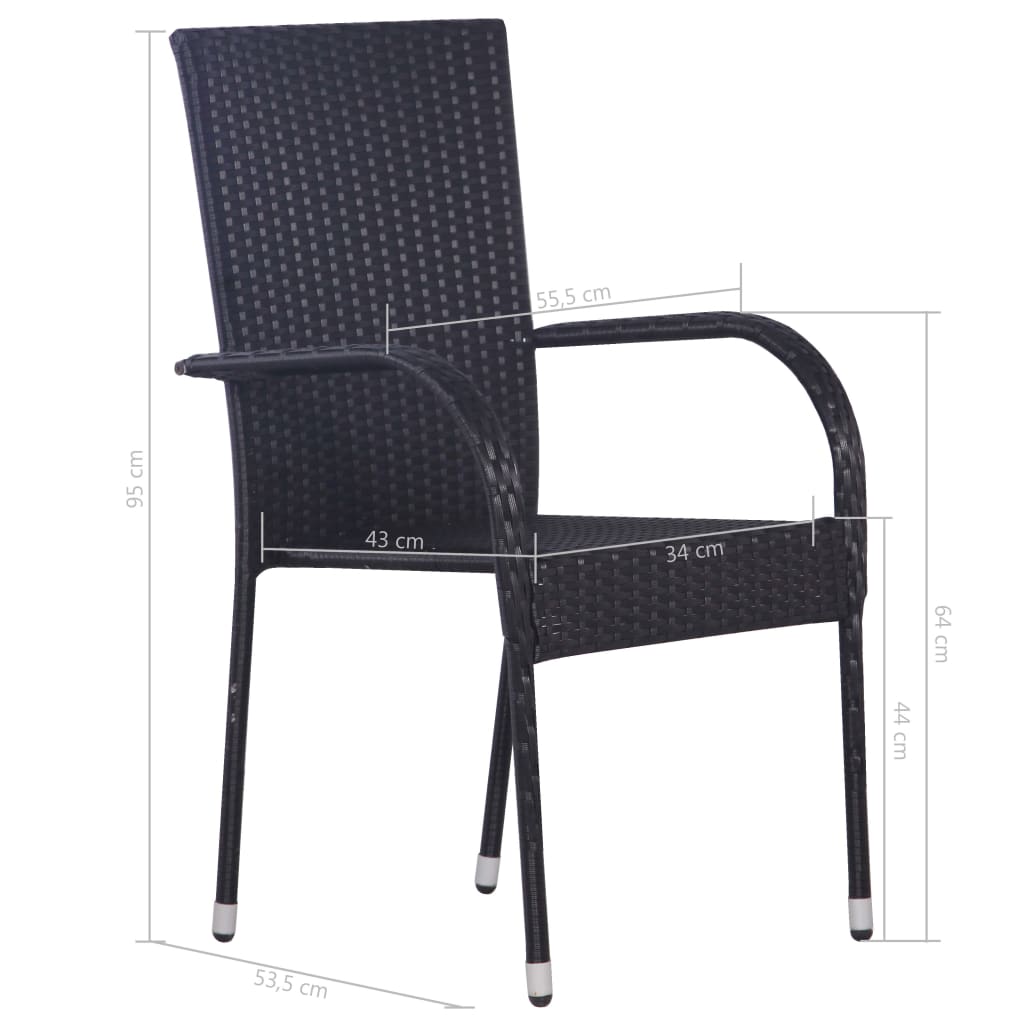 Conjunto-de-jardin-1-mesa---5-sillas-de-ratan-negro-medidas-sillas