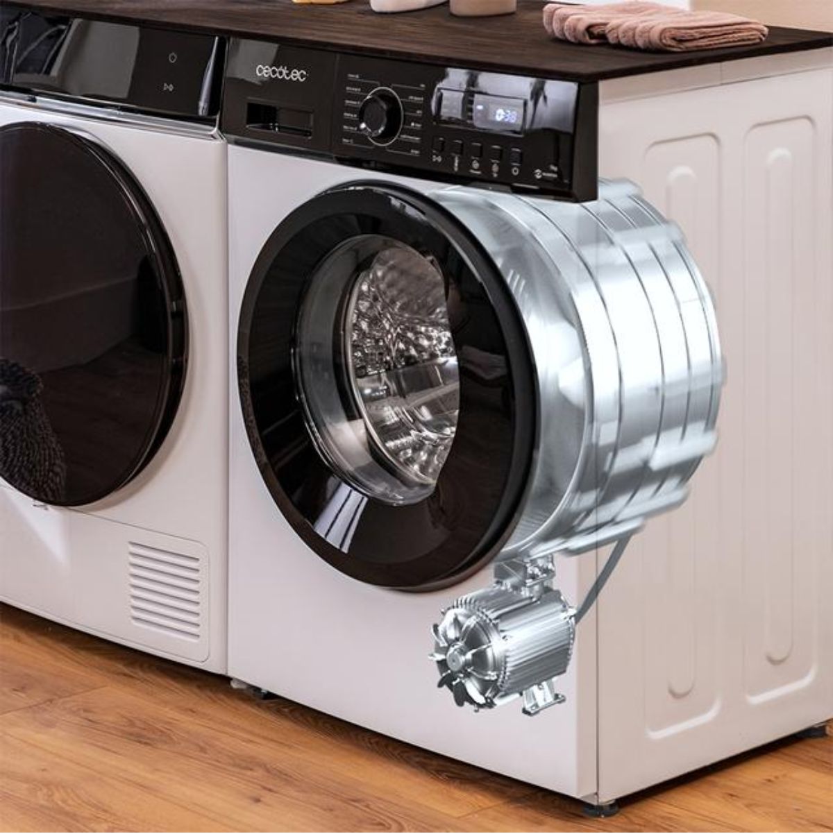 Lavadora-carga-frontal-Cecotec-Bolero-DressCode-6150-Inverter-6kg-1000-rpm-12-programas-blanco-negro-A-59-cm-motor