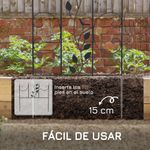 Pack-de-4-vallas-de-jardin-Robin-Outsunny-negro