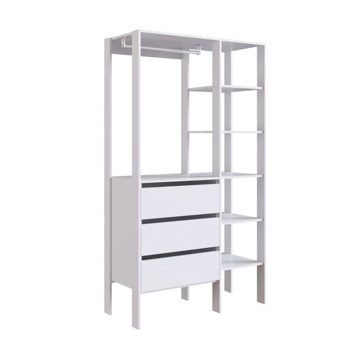 Armario-vestidor-Lunna-3-cajones---estantes--barra-blanco-181x100x45-cm-fondo-blanco