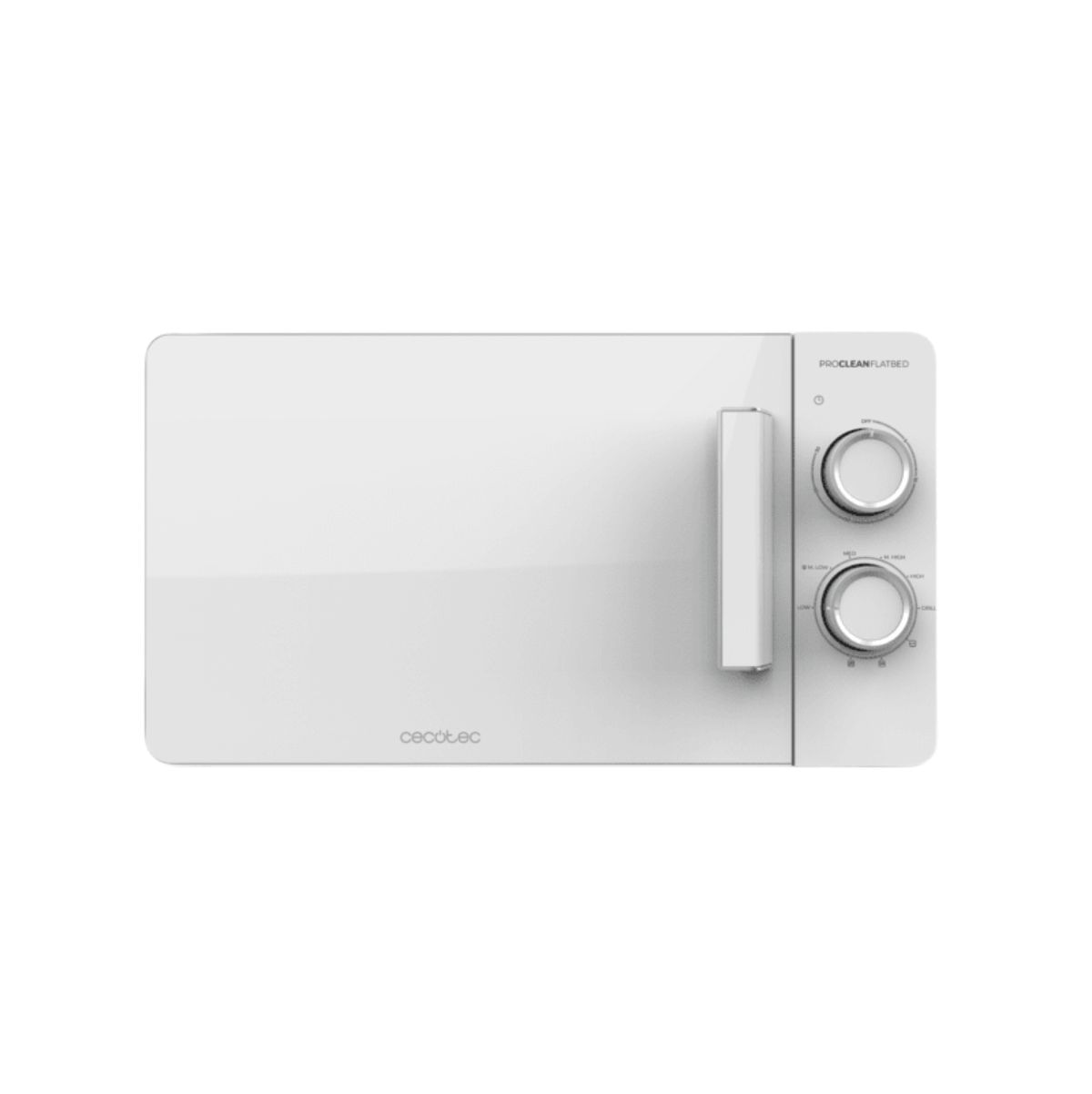Microondas-sin-plato-Cecotec-Proclean-3120-Flatbed-700W-20L---Grill-blanco--frontal