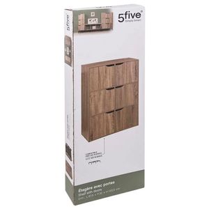 Aparador Olaya 5 Five 6 puertas madera 100,5x67,5x32 cm