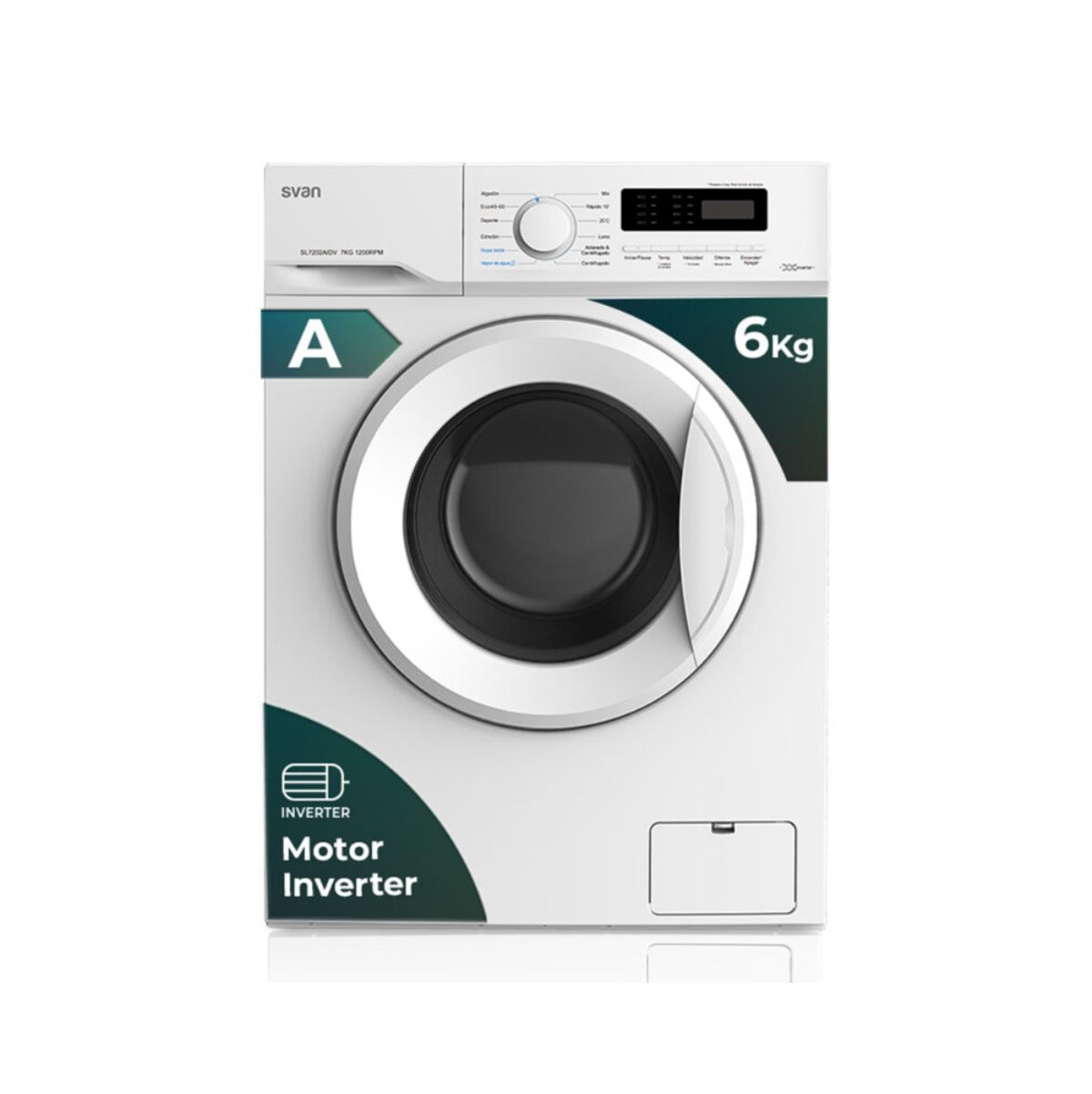 Lavadora-carga-frontal-Svan-SL7202AIDV-7kg-1200-rpm-12-programas-blanco-A-595-cm