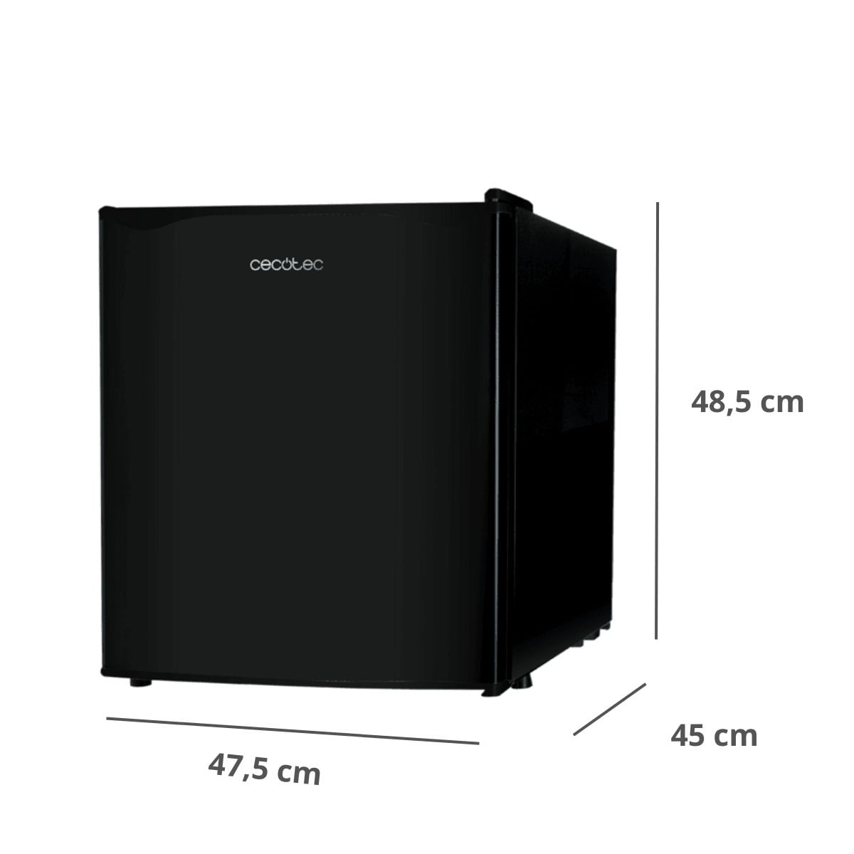 Minibar-Cecotec-GrandCooler-2000-SilentCompress-46L---congelador-E-negro-485-cm