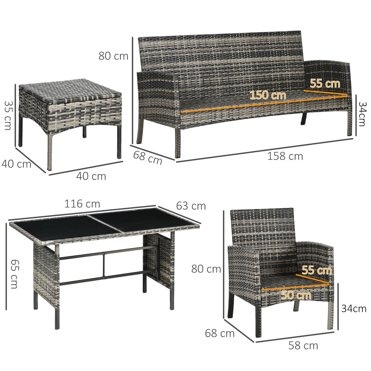 Conjunto-de-jardin-Camboya-Outsunny-sofa---2-sillones---2-taburetes---mesa-gris