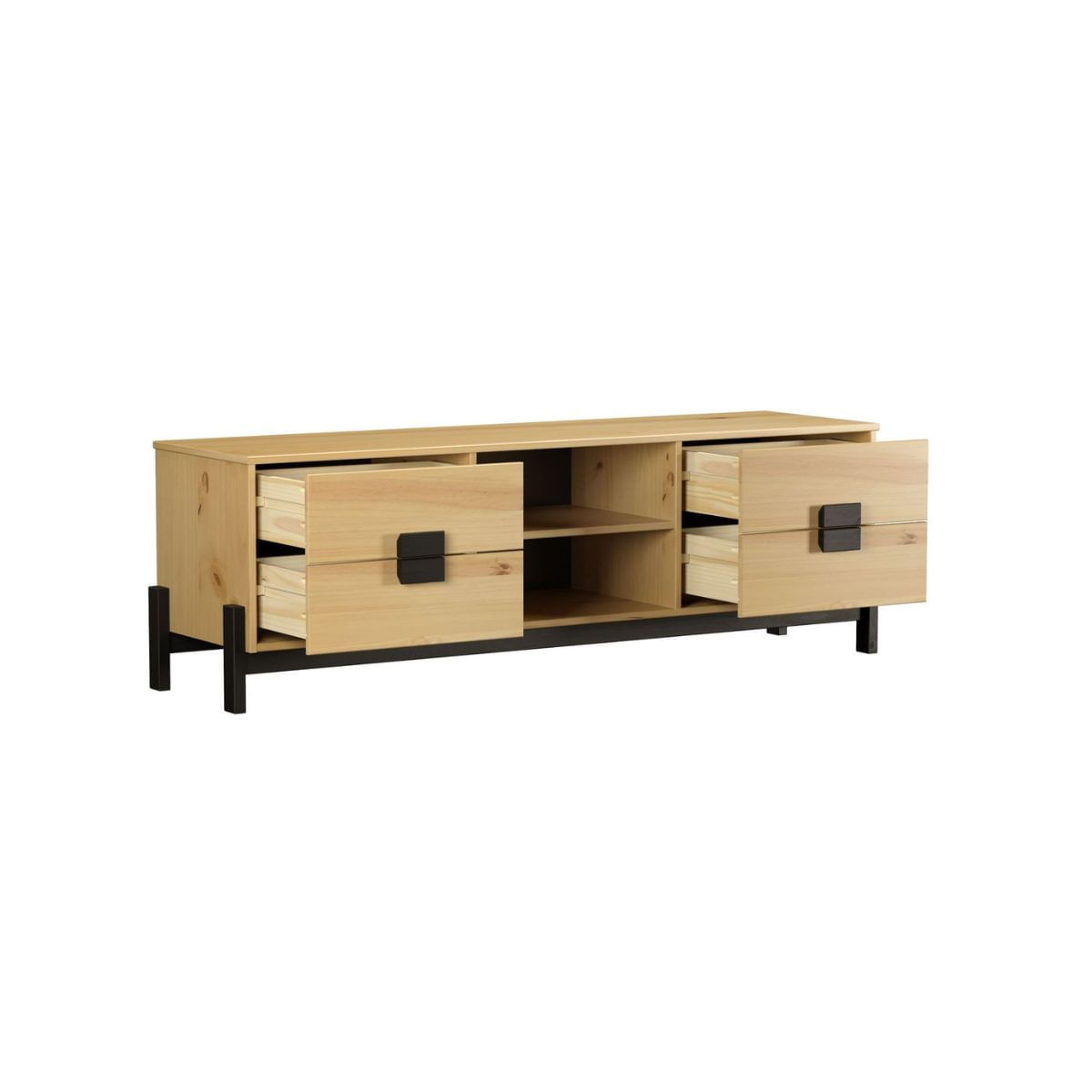 Mueble-de-TV-Almeria-4-cajones-natural-48x149x40-cm-